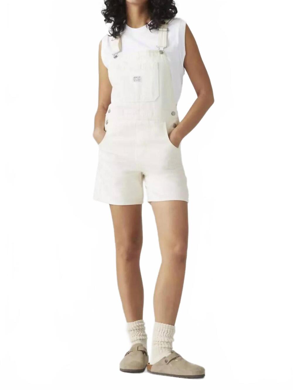 NEW LEVI'S utility shortalls romper in truth slip